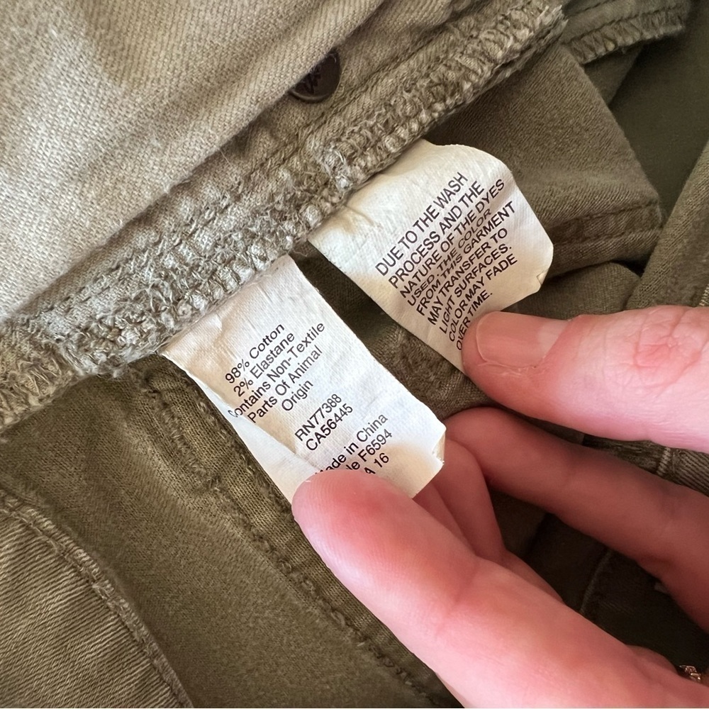 MADEWELL Olive Green Skinny Jeans, 31 - Picture 11 of 13